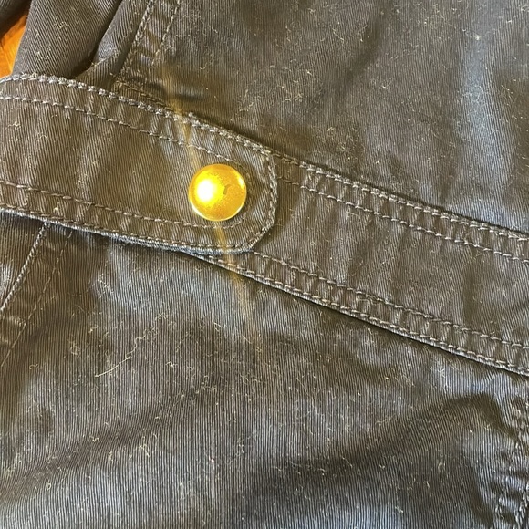 Women's J. Crew Relaxed Boyfriend Field Utility Jacket Navy Blue, Small, VGUC - Picture 8 of 9